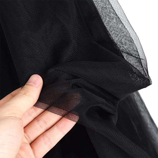 Hængekøje myggenet, polyester mesh, 360 graders beskyttelse, dobbeltsidet lynlås