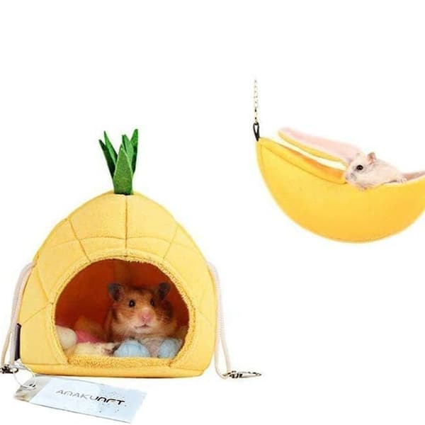 2 hamsterin vuodevaatetta, chinchillan häkkitarvikkeet KLB