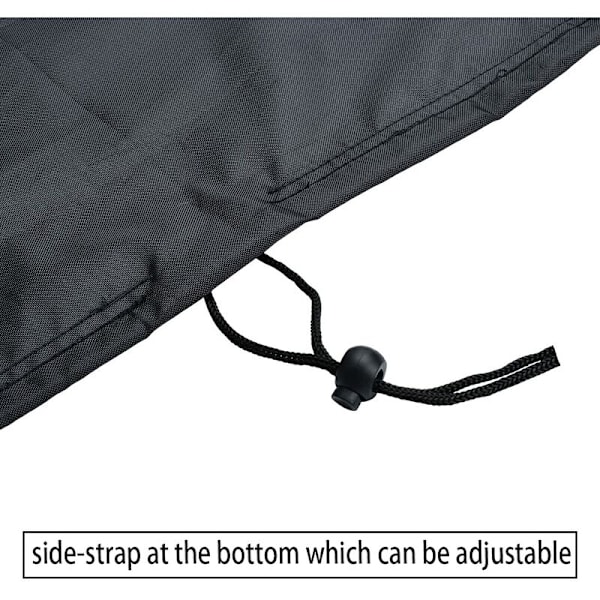 210D Oxford-kangas vedenpitävä kuntopyörän suojus, pölytiivis suojus, 123×58×113/142cm KLB