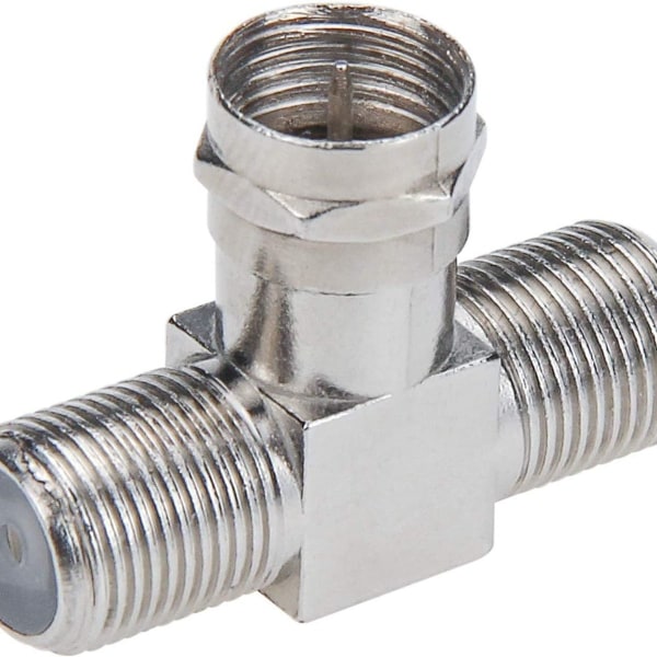 Kabelsplitter: TV-splitter, F-type RG6 hann til 2 F-hun