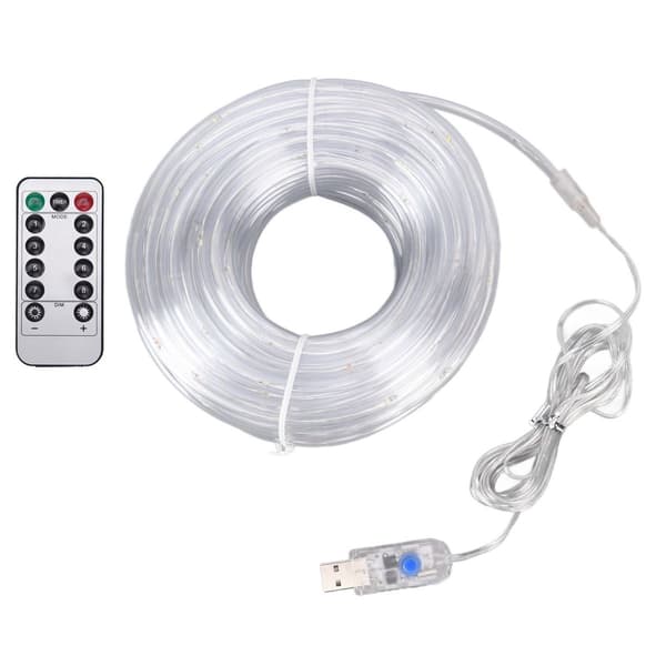 Färgglada LED-ljusslingor för utomhusbruk, USB-driven fjärrkontroll KLB