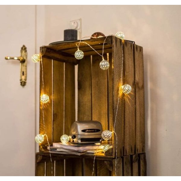 CozyHome Marockanska LED-ljusslingor - 5 Meter, med Strömadapter eller Batteri