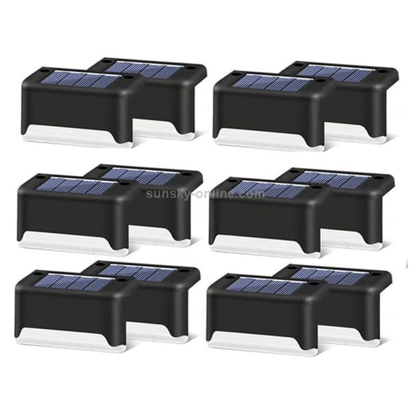 12 st solcells LED-stegljus Guide Light Utomhus Trädgårdstrappa