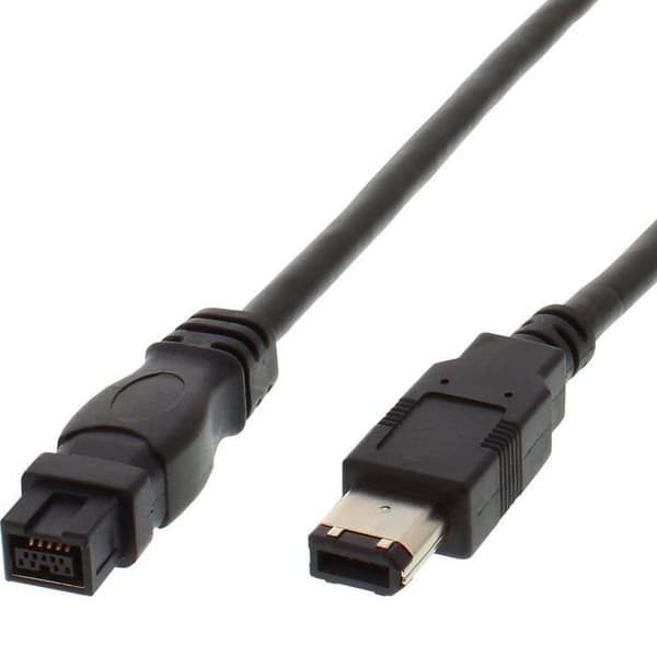 IEEE 1394B Firewire 800 til 400 9-pinners til 6-pinners kabel 6 fot, Firewire