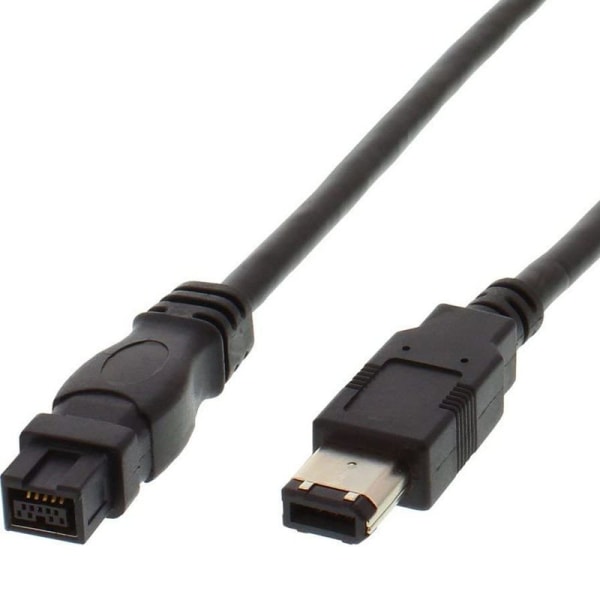 IEEE 1394B Firewire 800 til 400 9 pins til 6 pins kabel 6 fot, Firewire