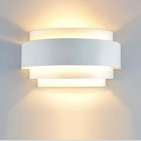 LED væglamper Simpelt design væglampe Indendørs væglampe Metallampe til soveværelse Trappe Butik Stue Kontor Veranda Varm hvid