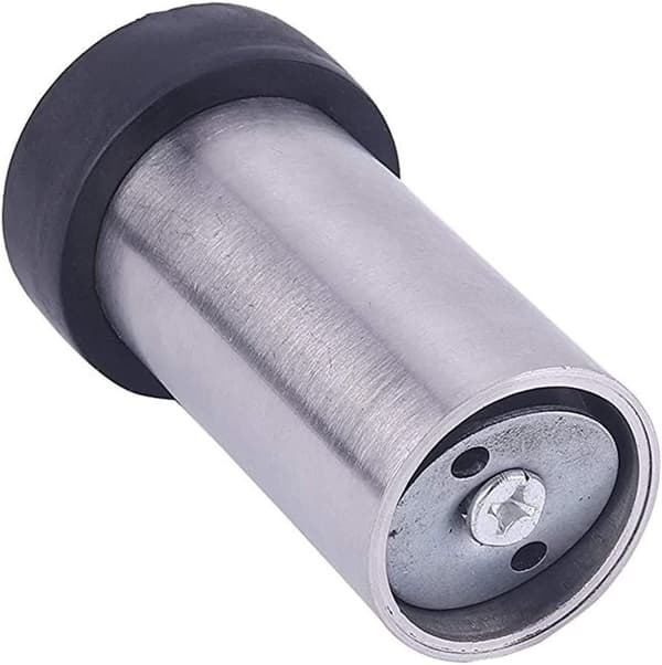 Gulv dørstopper 8 cm rustfrit stål dørstopper dørstopper (pakke med 4)