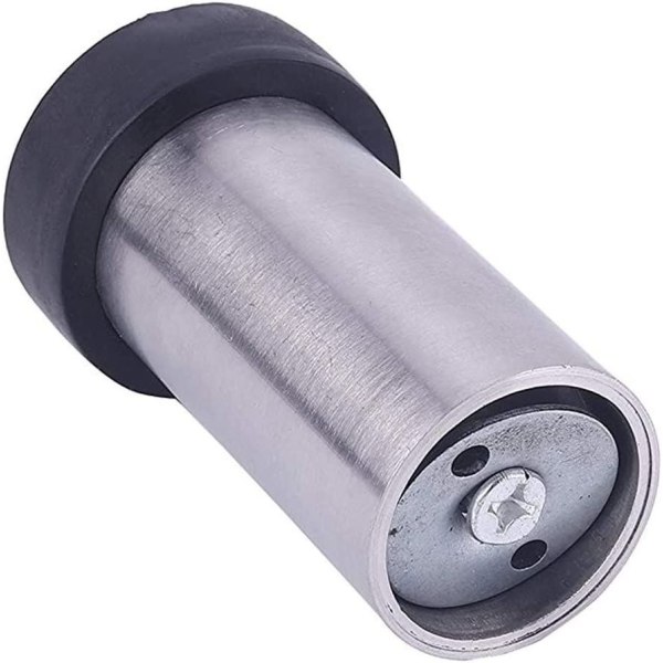 Gulvstopp i rustfritt stål, 8 cm, dørstopper (4-pakning)