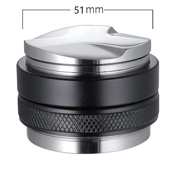 Dubbel Kaffepressare Kaffefunnelring Pulverring, Espresso Kaffepress Silver Pressare Kaffeutrustning (S)