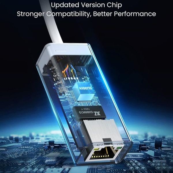 Ethernet-adapter USB 2.0 til 10 100 nettverk RJ45 LAN kablet hvit