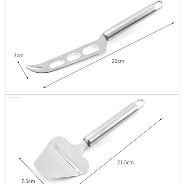 Gifort Emooqi 2-delte profesjonelle kjøkkenkniver i rustfritt stål