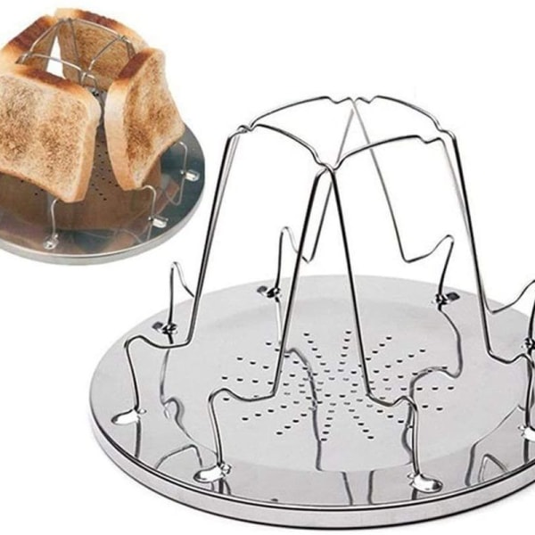 Slice Camping leivänpaahdin taitettavalla jalustalla huokoisella alustalla leivänpaahdin