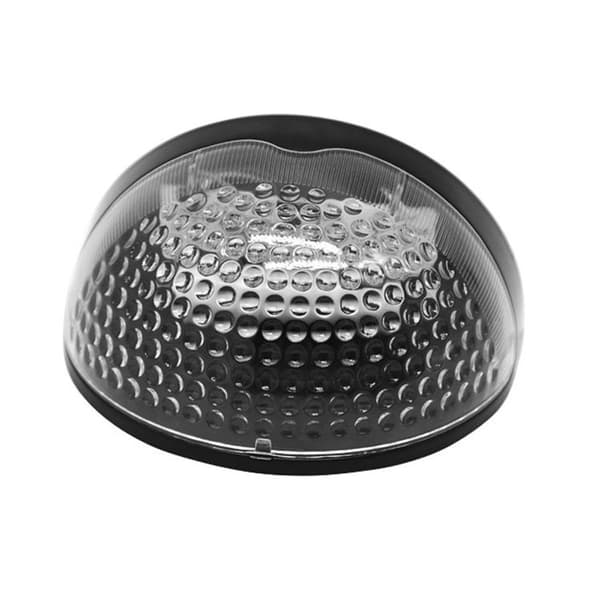 N760B 6 LED Solcelled Vanddråbe Hegn Lys i To Farver (Sort Krop)