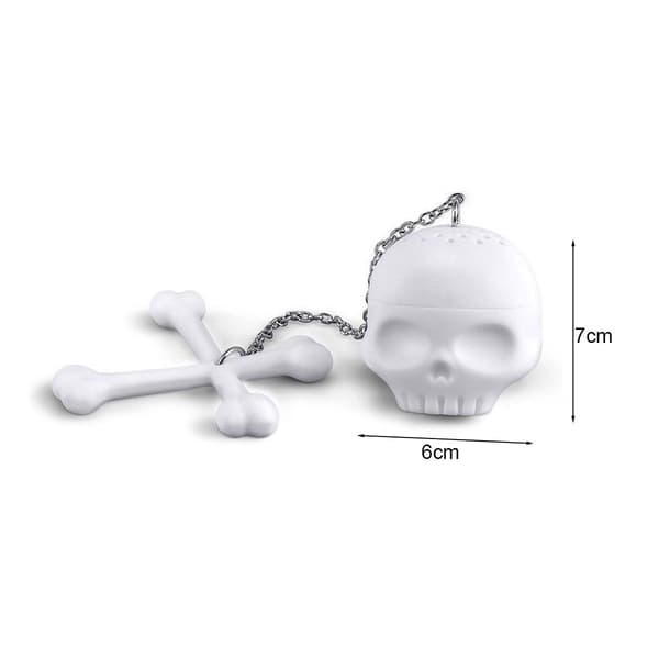 Kranium te-infuser, te-kugle-infuser til løs te lavet af silikone