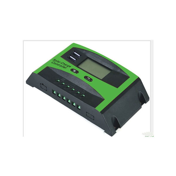 Solcelle-kontroller, dobbel USB LCD-skjerm, solcelleopplading, utlading KLB