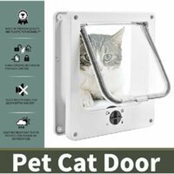 4-vägs magnetisk kattlucka, kattlucka KLB