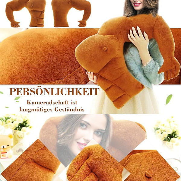 Rolig Pojkvän Kudde Pojkvän Kudde Muskel Myskudde