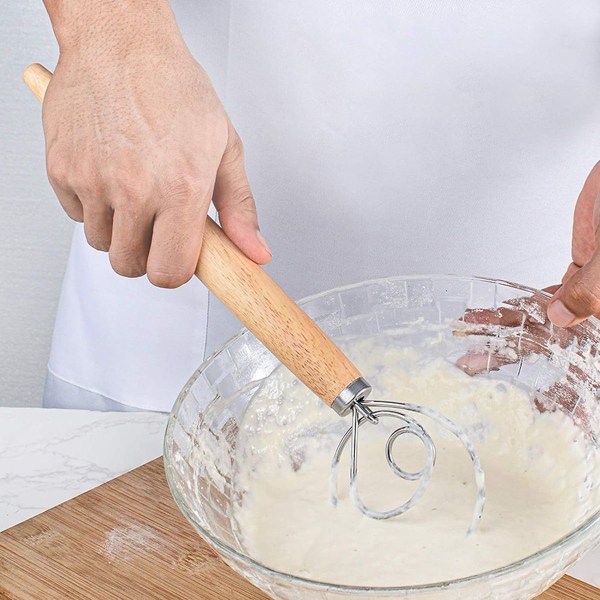 Bröddegsvisp, professionell dansk degsvisp, mixer,