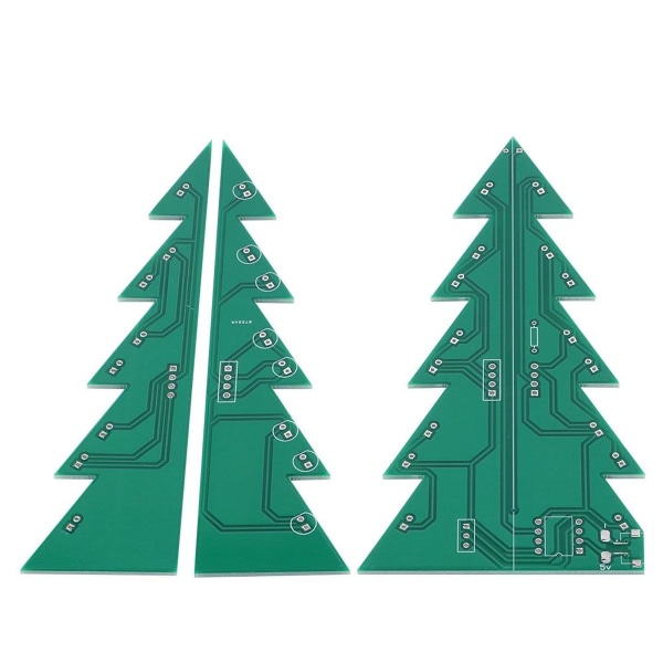 DIY juletræ LED elektronisk printkort KLB