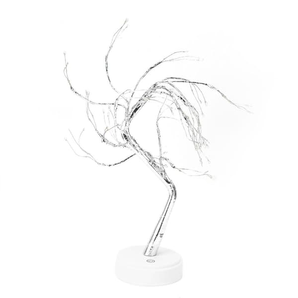 Natlys USB-lystræformet lampe DIY kobber KLB