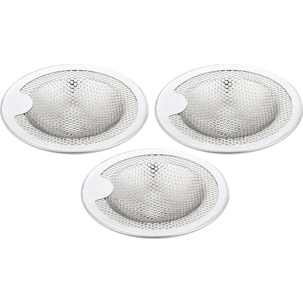 Køkkenvask afløbsfilter, rustfrit stål afløbsfilter, medium størrelse