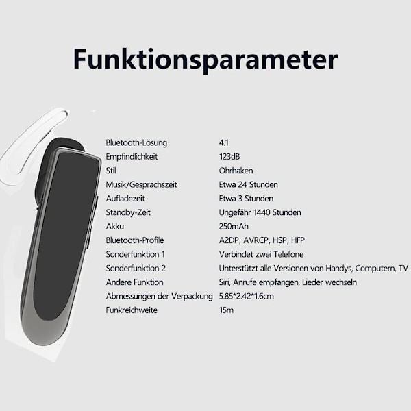 Bluetooth-hodetelefoner Bluetooth-hodetelefoner for iPhone Android Gold