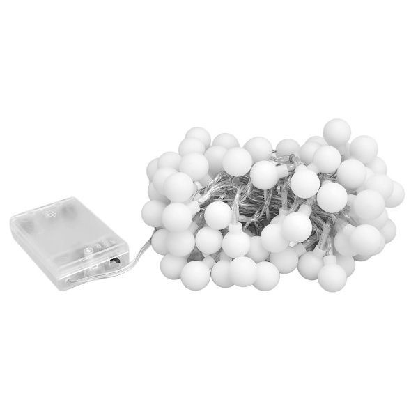 10m LED Faux Pearl String Lights 100 LEDs Dekorativa KLB