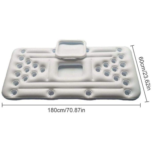 Beer Pong Luftmadras, Pool Pong Luftmadrasser Oppustelig Beer Pong Pool med KLB