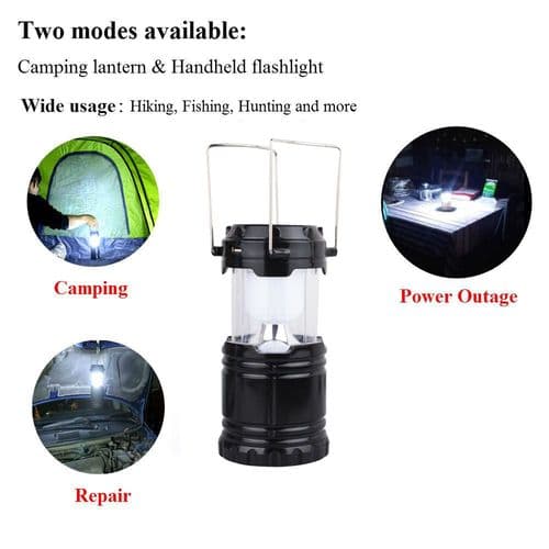 LED Campinglampe - Campinglykt Bærbar Vanntett Lykt