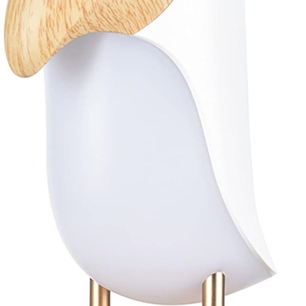USB Bird Bordslampa, Cartoon Bird Bordslampa USB Uppladdningsbar Dimbar KLB
