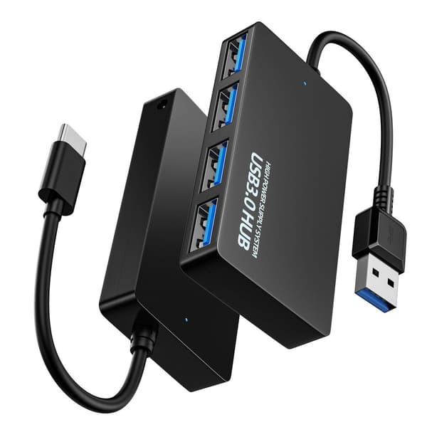 Ports USB 3.0 Hub Ultra Slim Data Expansion Cable