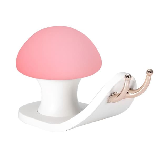 Smuk snegleformet 5V LED natlampe med touch sensor KLB