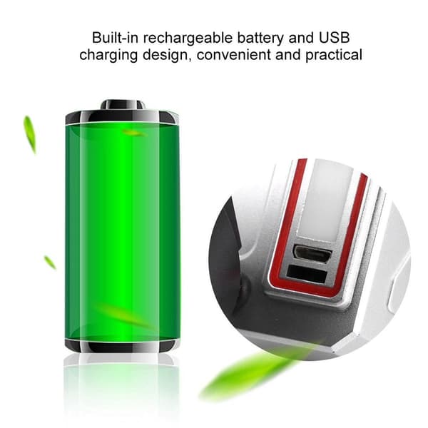 Kirkas LED-otsalamppu USB-latauksella KLB