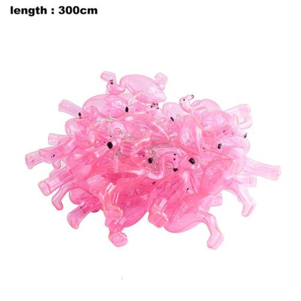 Batteridrevne lyslenker Flamingo lyslenker med 20 LED-er for utendørsbruk
