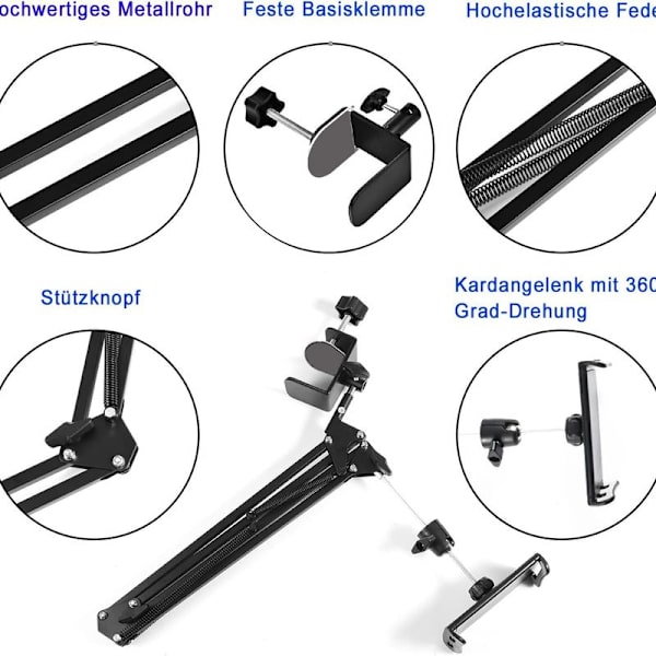 Tabletstativ for seng, tabletstativ for seng, tabletstativ, stativ