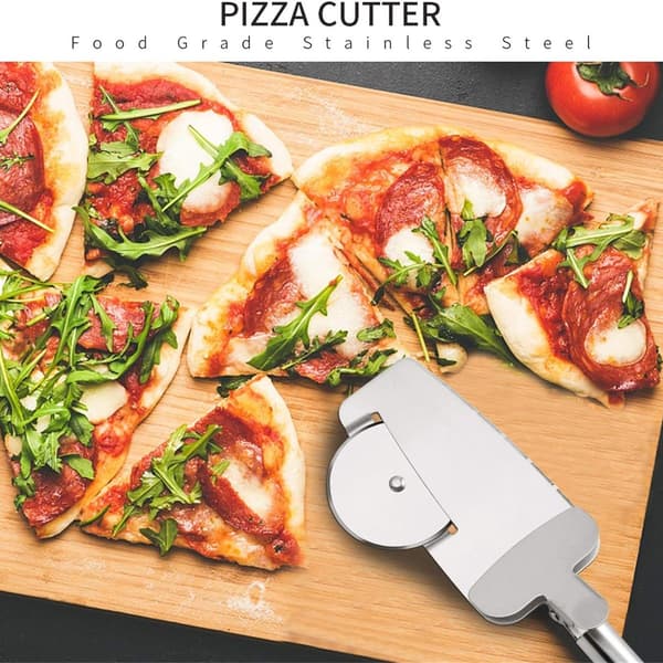 Pizzasaks, pizzaskærer i rustfrit stål af høj kvalitet