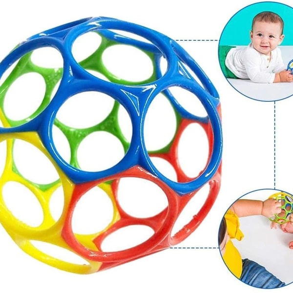 Baby legetøj gribekugle Classic - fleksibelt og let at gribe design, til børn KLB