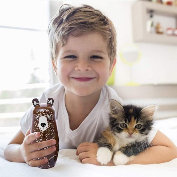 Ryska Nesting Dolls för Barn 5 Stycken Söta Cartoon Djurmönster KLB