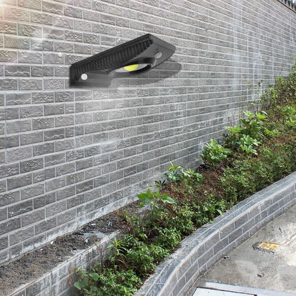 Vattentät trädgård/gård solcellsdriven utomhus sensor LED KLB