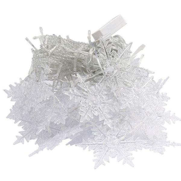 LED snøfnugg julelys, gardinlys julelys KLB