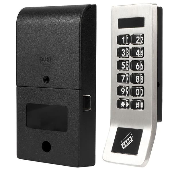 Elektroniskt kodlås hemmasäkerhetskort med digital knappsats KLB