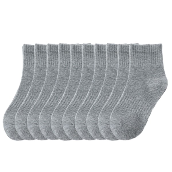 Mesh sokker til drenge. Knæhøje børnesokker, store, åndbare, grå KLB