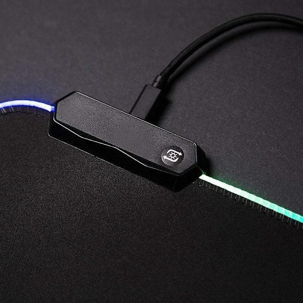 RGB Gaming Mouse Pad - 340 x 245 x 3mm LED Mouse Pad med