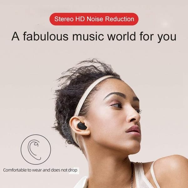 Letvægts Bluetooth trådløs binauralt mini-headset