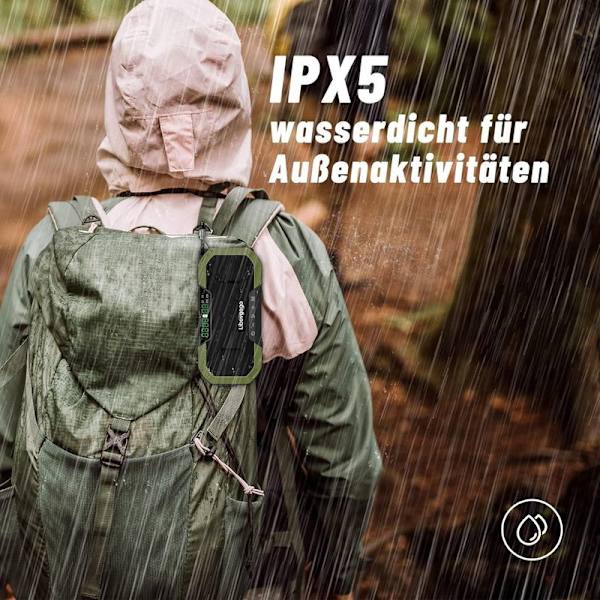 Hätäradio Roiskevesitiivis Bluetooth-kaiutin Kannettava