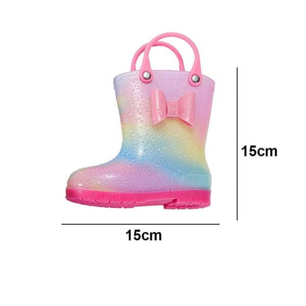 Toddler Regnstøvler Unisex Jenter Gutter Inner Lengde 15cm KLB