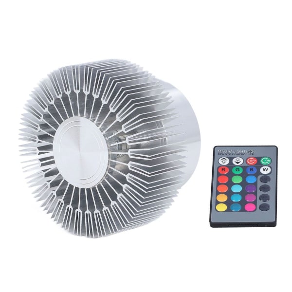 LED-loftslampe, 360° belysning, 24-knaps kontrol, LED-lampe KLB