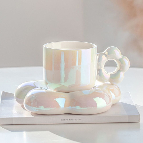 Kaffe kopp sett, keramisk kaffe kopp, kreativ kopp, kaffe kopp