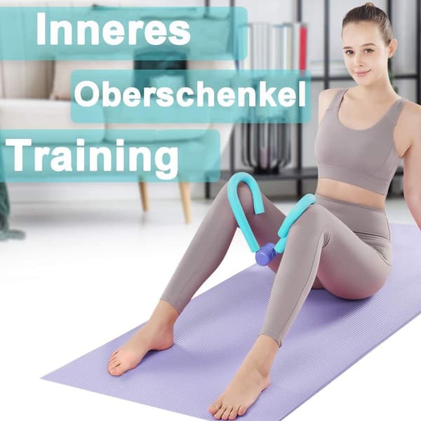 Lårtrainer, ben-trainer, lårformer, blå
