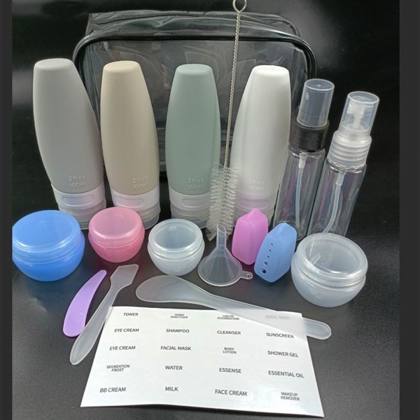 Silikon reiseflaske konisk kosmetisk oppbevaringsflaske stil 3 KLB